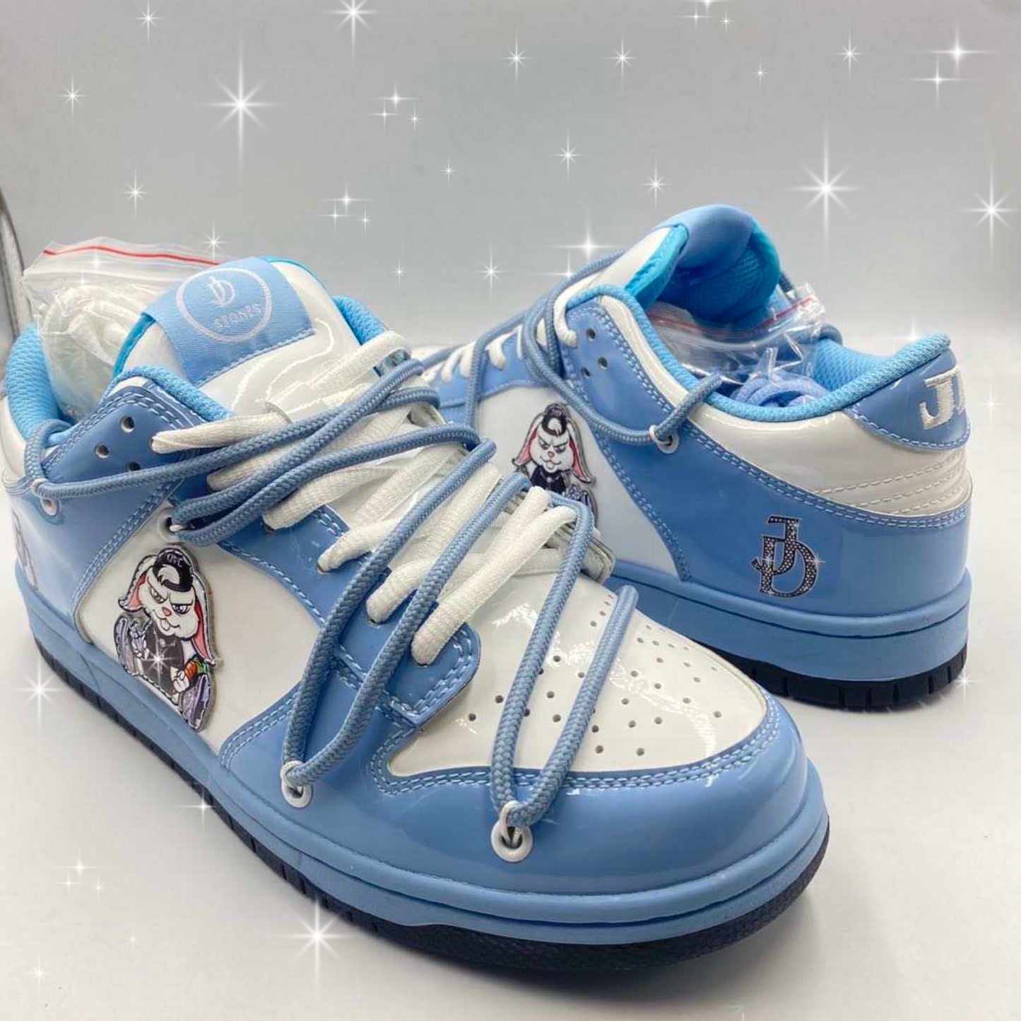 BLING BUNNY CUSTOM SNEAKERS (PRE-ORDER)