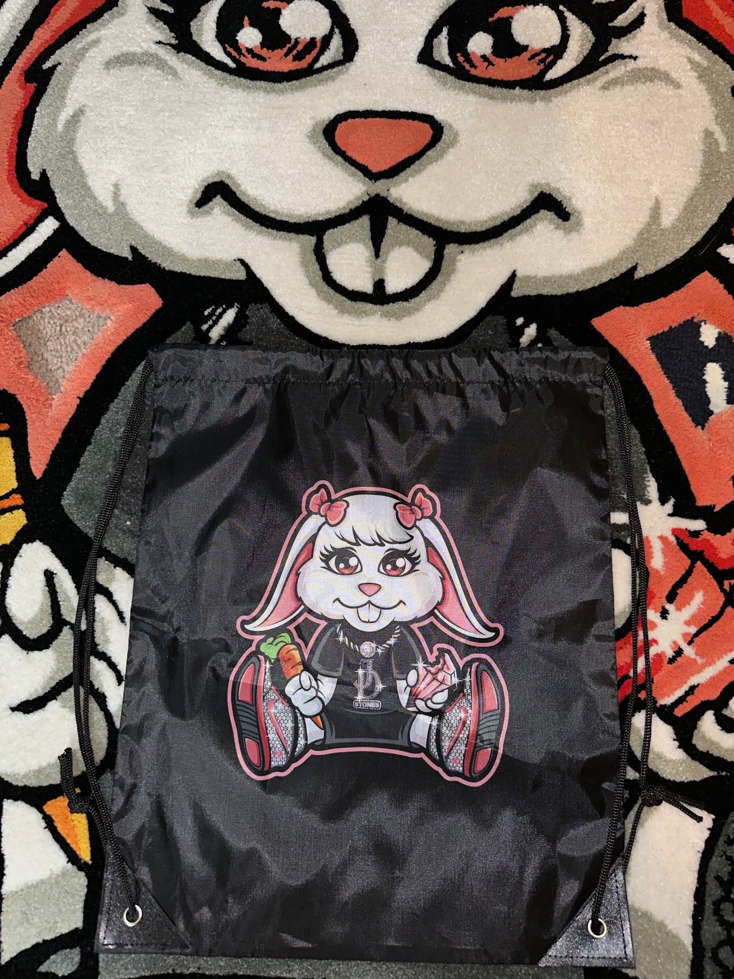 Sequin Draw String Back Pack