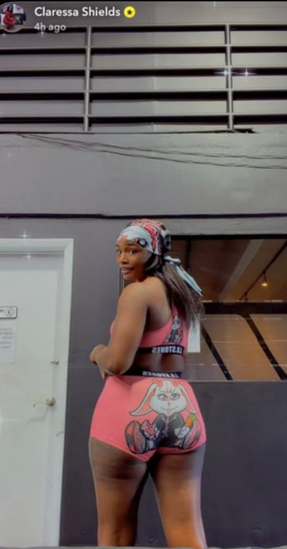 Sports Bra and Boy Short Sets