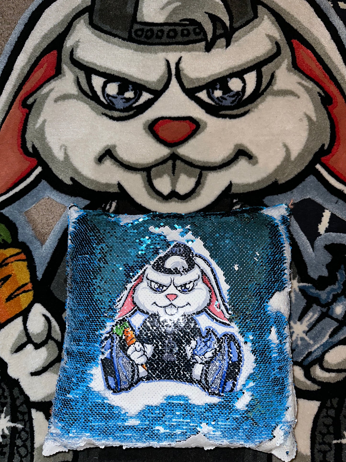 J.D.STONES SEQUIN PILLOWS